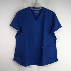 Fabletics Short Sleeve Scrub Top, Women's Size XL - Royal Blue